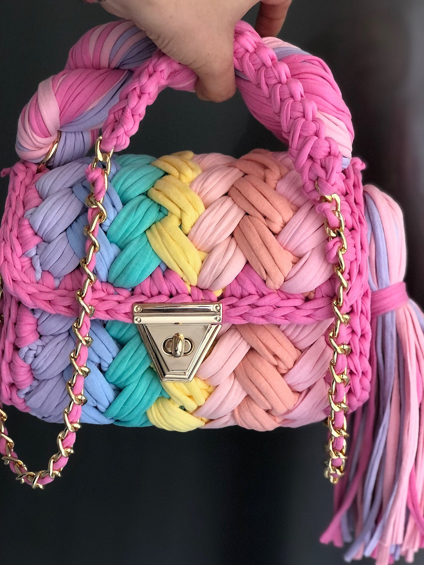 Candy Cloud Braided Bag