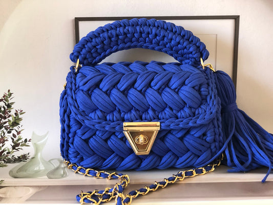 Royal Wave Braided Bag