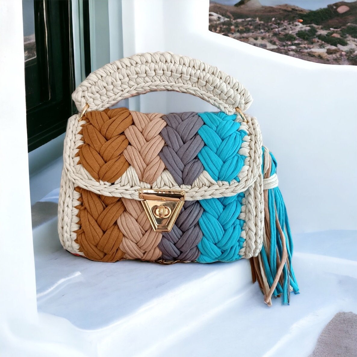 Candy Cloud Braided Bag
