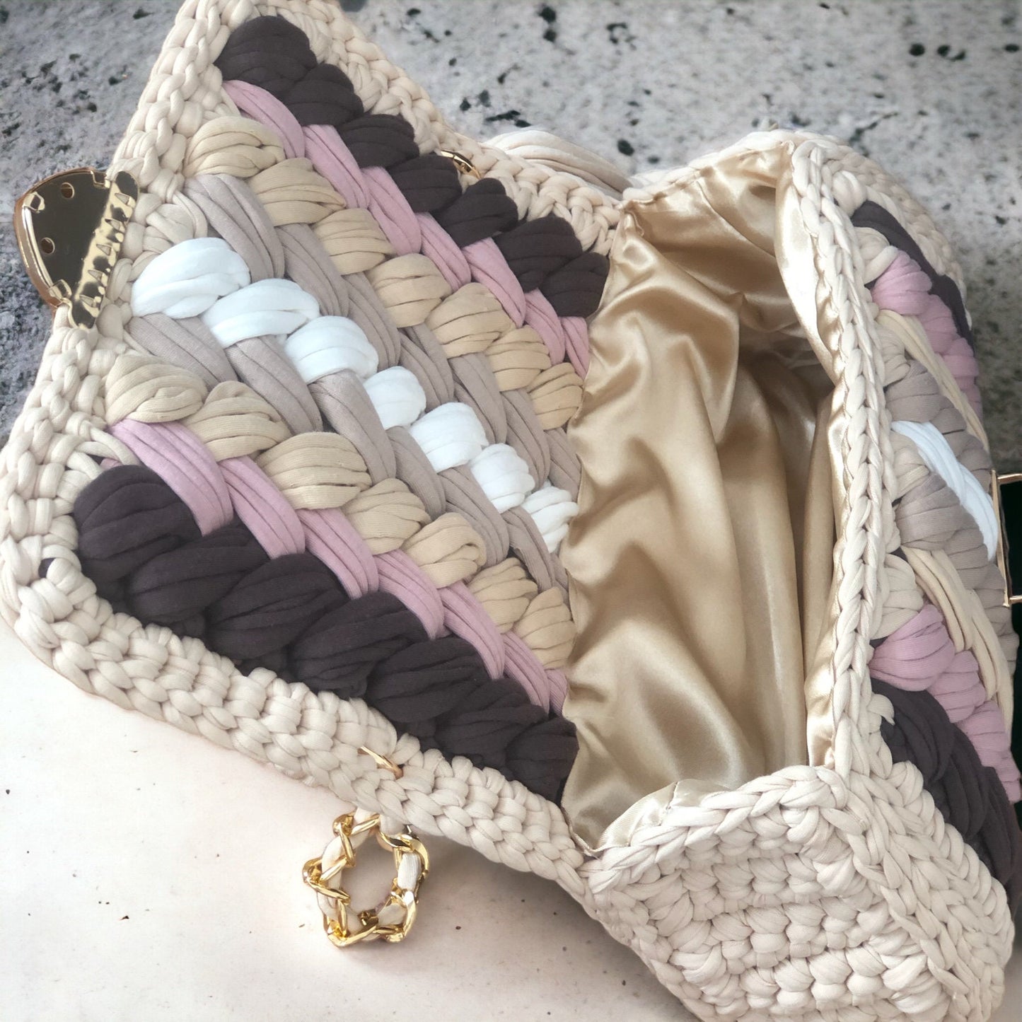 Desert Rose Braided Bag