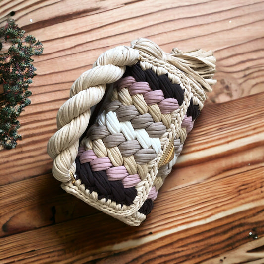 Desert Rose Braided Bag