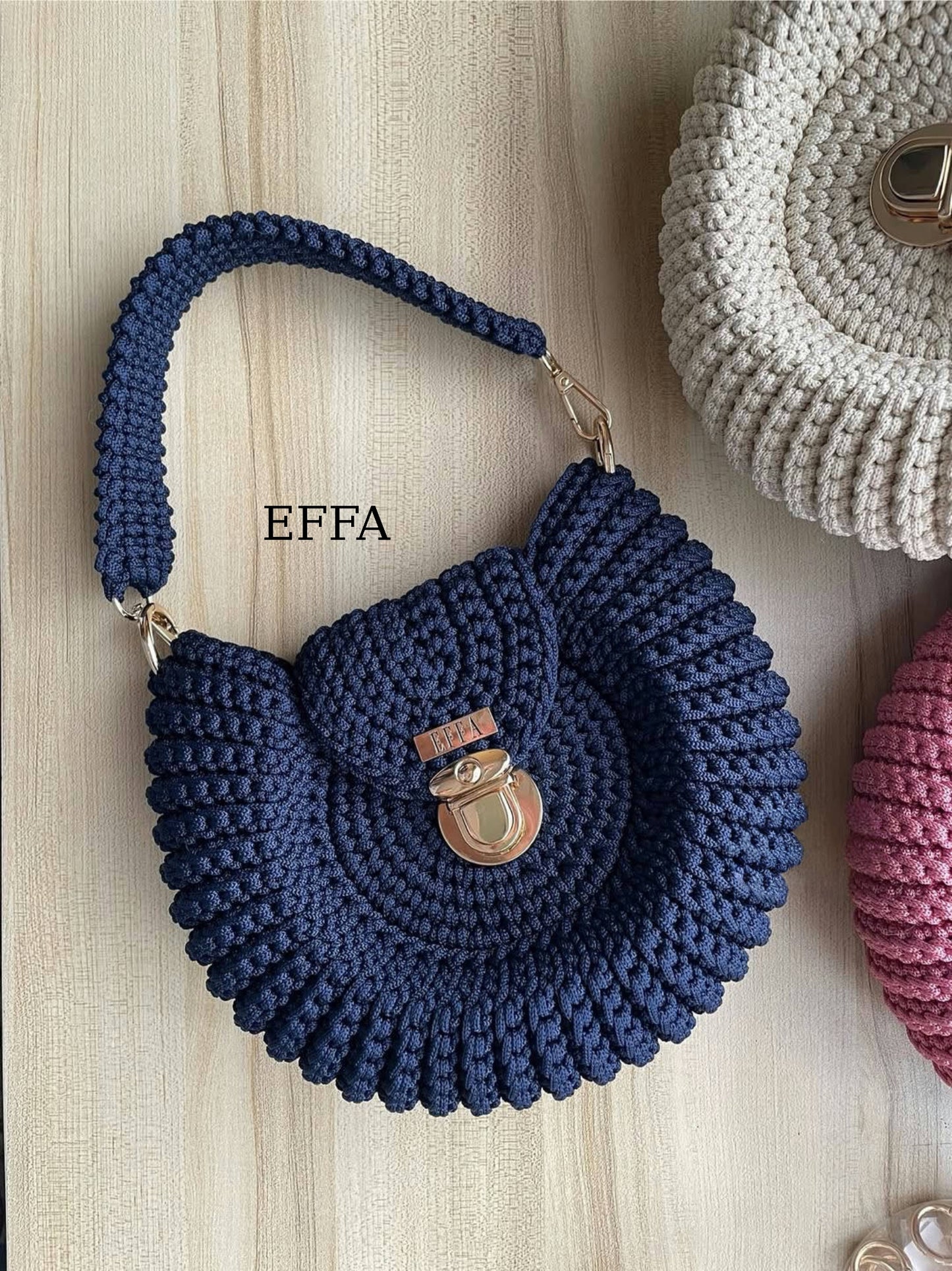 Beautiful Oreo Crochet Handbag