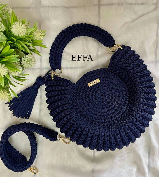 Beautiful Oreo Crochet Handbag