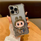Labubu iPhone Case with Standing Mirror