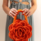 Handcrafted Rose Crochet HandBag