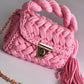 Blush Twist Braided Bag