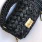 Metallic Black Evening Handbag