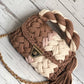 Mocha Swirl Braided Tote