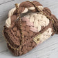 Mocha Swirl Braided Tote