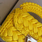Sunny Yellow Woven Handbag