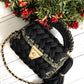 Silvery Black Luxury Handbag