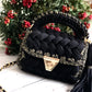 Silvery Black Luxury Handbag