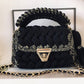 Silvery Black Luxury Handbag