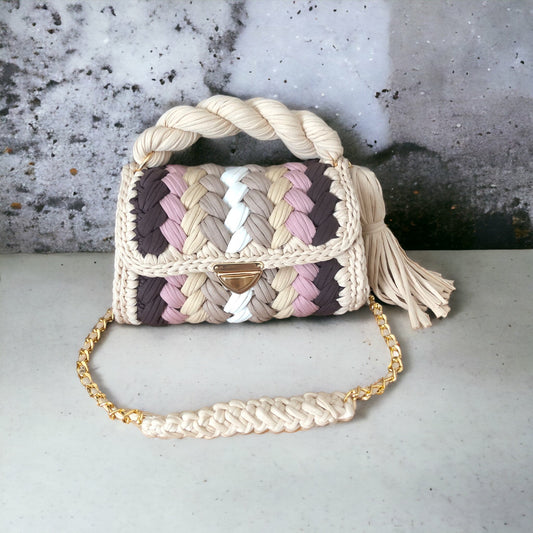 Desert Rose Braided Bag