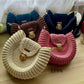 Beautiful Oreo Crochet Handbag